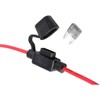 AMPIRE XSM1.0 Fuse Holder 1mm², 2A Mini Fuse, Waterproof, Plastic,