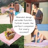 Bazaar Anatolia Turkish Beach Towel 100% Cotton Bath Towels Oversized
