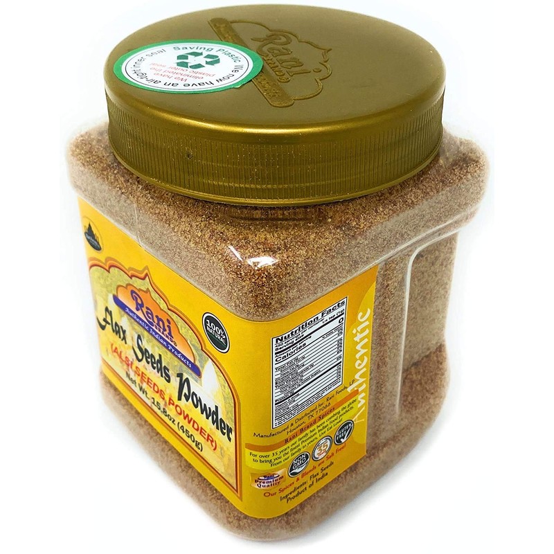 Rani Flax Seeds Powder (Alsi, Linum usitatissimum) 15.8oz (450g) PET