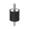 X AUTOHAUX 4pcs M4 Anti Vibration Rubber Isolator Mount 15x15mm