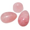 mookaitedecor Rose Quartz Crystal Egg Oval Ball with Stand, Gemstone