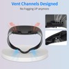3-Pack Breathable Foam Face Pad & Sweat-Proof PU Leather &