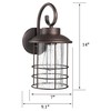 ALLGOT Large Outdoor Wall Sconces Wall Lights, Exterior Wall Lighting