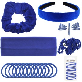 43 Piece Back to School Hair Accessories Set for Girls - Colour Options Available