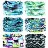 KINREE 6PCS Outdoor Magic Scarf, Elastic Headbands, Headscarves, Headwear, Mask