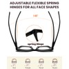 Hubeye 3 Pack Oprah Style Reading Glasses Oversized Readers Blue