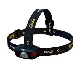 RABLEX RB663 LED Stirnlampe – 250 Lumen, USB-Aufladung, Sensor, Rotlicht, 5 Modi, integrierter Akku 850 mAh, IPX6 wasserdicht, leicht & kompakt