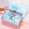 Gift Box with Lid for Present, Set of 3 Pink