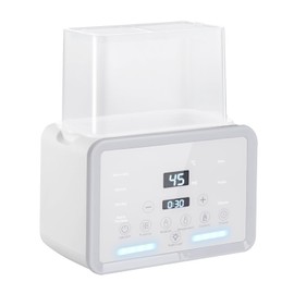 Sinbide Flaschenwärmer, Sterilisator für Fläschchen, 7-in-1, Schnellwärmer für Babynahrung und Auftauen, Erwärmung ohne BPA, mit LCD-Display, präzise Temperaturkontrolle