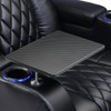 Weilianda Home Theater Seating Series Swivel Tray Table Couch Carbon