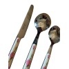 Franciscan Desert Rose New Franciscan Desert Rose Flatware. 5-piece Place