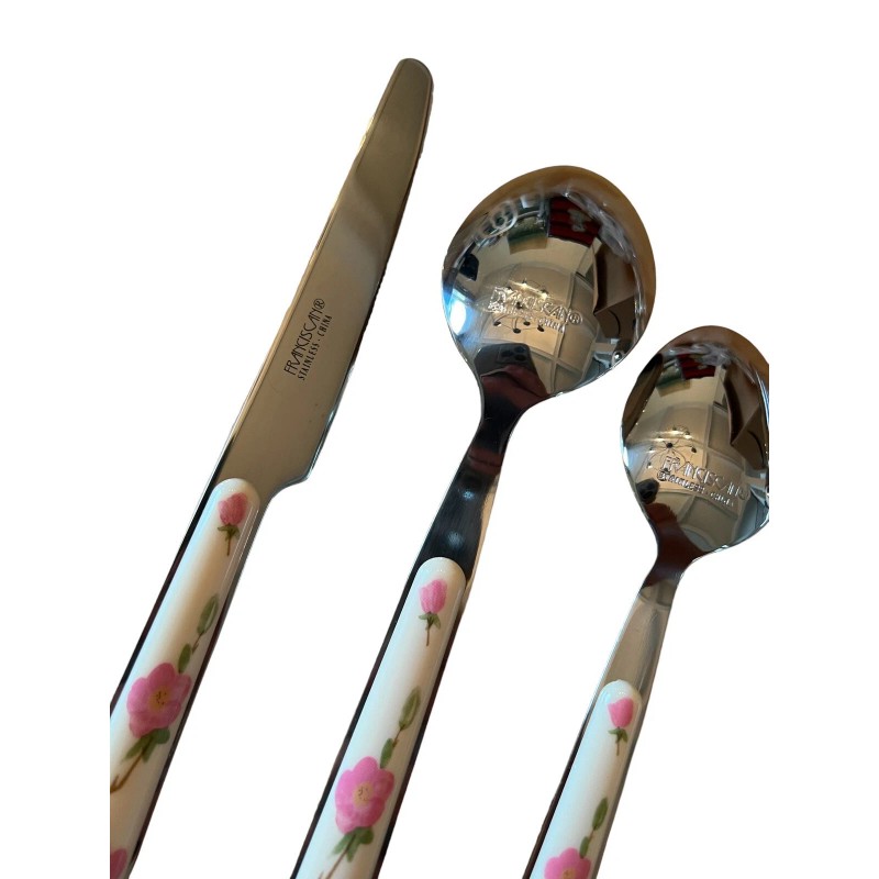 Franciscan Desert Rose New Franciscan Desert Rose Flatware. 5-piece Place