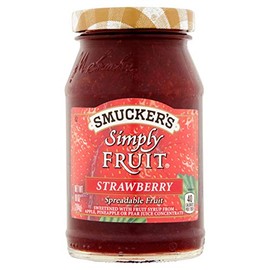 Smucker's Simply Fruit Spreadable Fruit 10oz Jar (Pack of 3) (Strawberry)