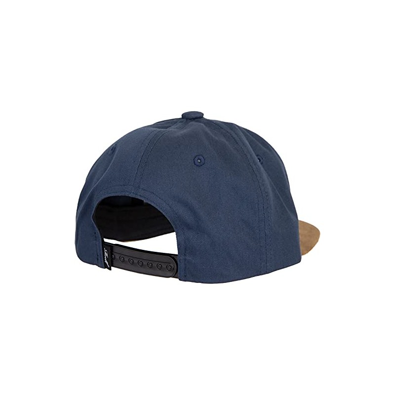Reell Suede Snapback Cap, navy