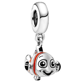ZURWTCH Fit Women Bracelet Necklaces Fashion Gifts 925 Sterling Silver DIY Jewelry (Finding Nemo Dangle Charm 0167)