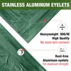MYPURECORE Green Tarpaulin – Heavy Duty, Waterproof Cover Plastic Sheet