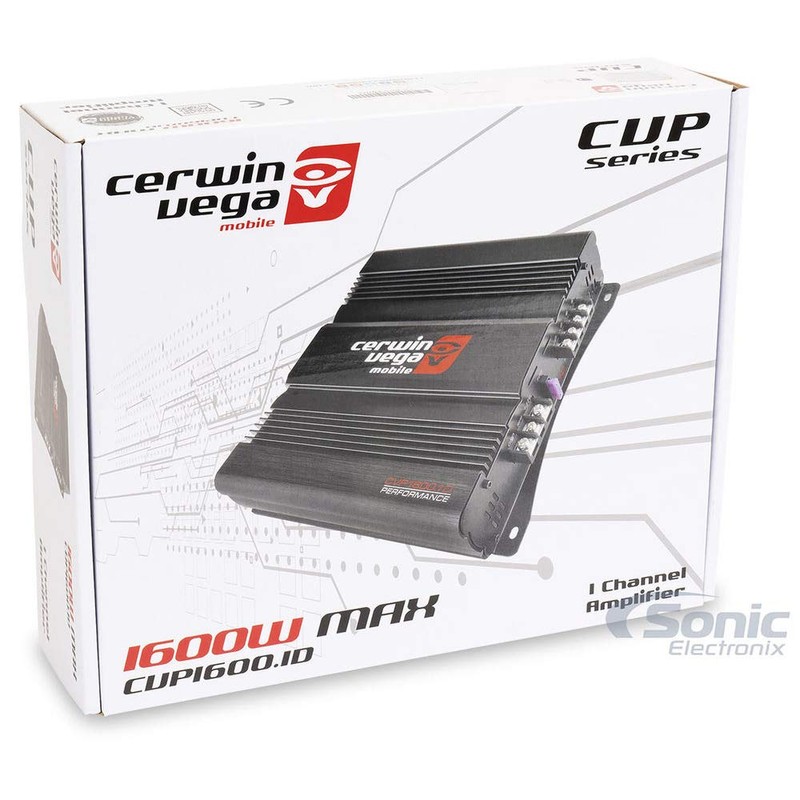 Cerwin Vega CVP 1600W Max Mono Amplifier, Class AB Car