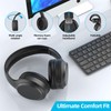 MOXYOY Bluetooth Headphones Over Ear, 82H Playtime, 3EQ Hi-Fi Sound