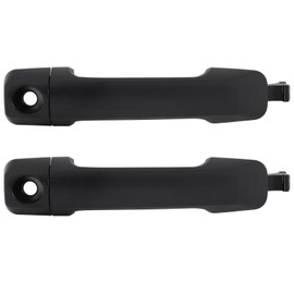 SCITOO Exterior Front Driver Left Passenger Right Fit for 2007-2014 for Toyota FJ Cruiser 1 pc Black Door Handle Replacement 69210-0C010, 69217-0C010
