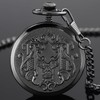 Alwesam Pocket Watch Alloy Hand Wind Mechanical Pocket Watches Men