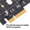 M.2 To Pcie Adapter PCB Gold Plated M.2 NVME to