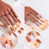 Fcozpjk Practice Hand for Acrylic Nails, Flexible Adjustable Fake Hand,