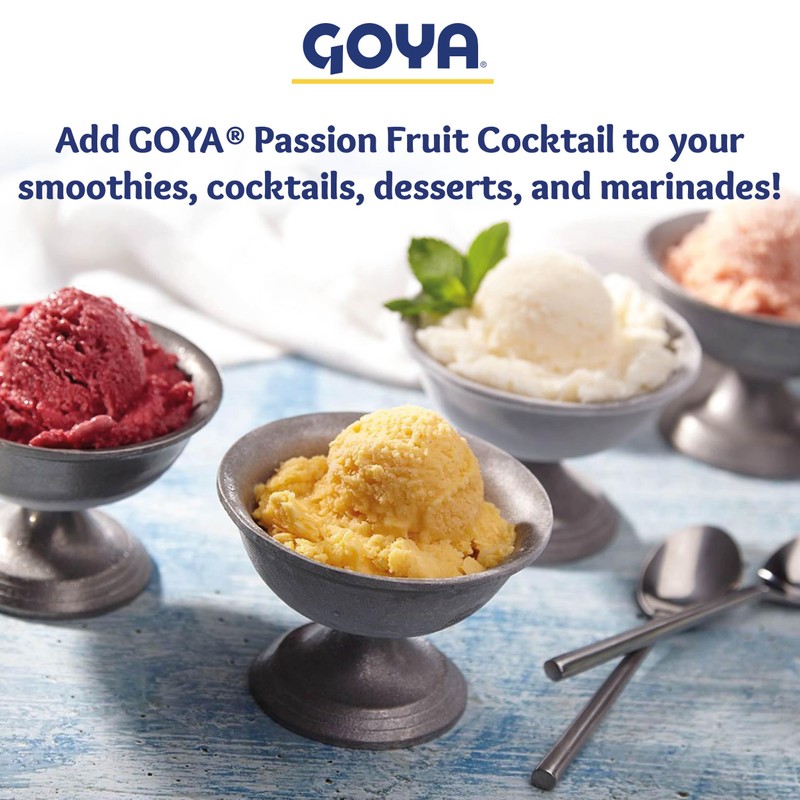 Goya Passion Fruit Cocktail, Tropical Passion Fruit Juice, Vitamin C