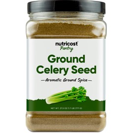 Nutricost Ground Celery Seed (1.7 Pound) - Aromatic Ground Spice, For use in Pickling, Soups, Curries, Stews & More