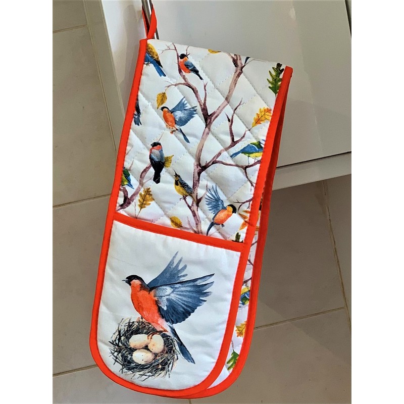 Double Oven Gloves Kitchen Cooking Baking Oven BBQ Pans Potholder