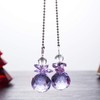 Crystal Ceiling Fan Pull Chains Hanging Pendants Prism Pack Of