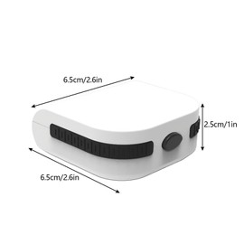 1Pcs Hearing Aids Case, 2.6x2.5x1 Inch Portable Storage Case for 2 Hearing Aids