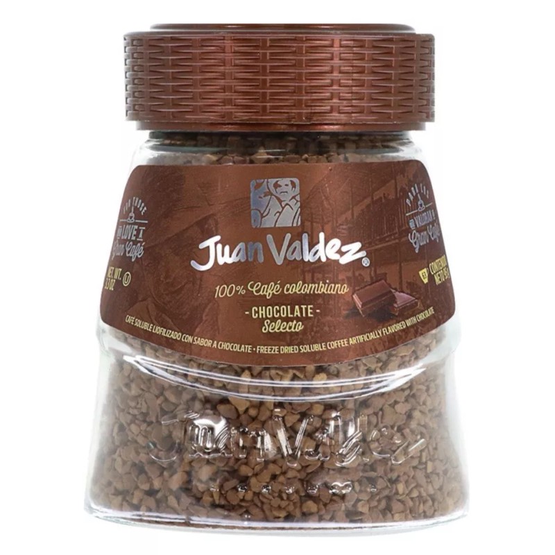 Juan Valdez 100% Colombian Chocolate Freeze Dried Instant Coffee 3.3