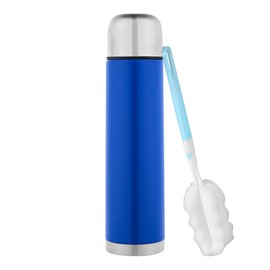 GRÄWE Stainless Steel Thermal Flask, 1L Vacuum Insulated Flask with Screw Cap and Drinking Cup, Leak-Proof - Yellow