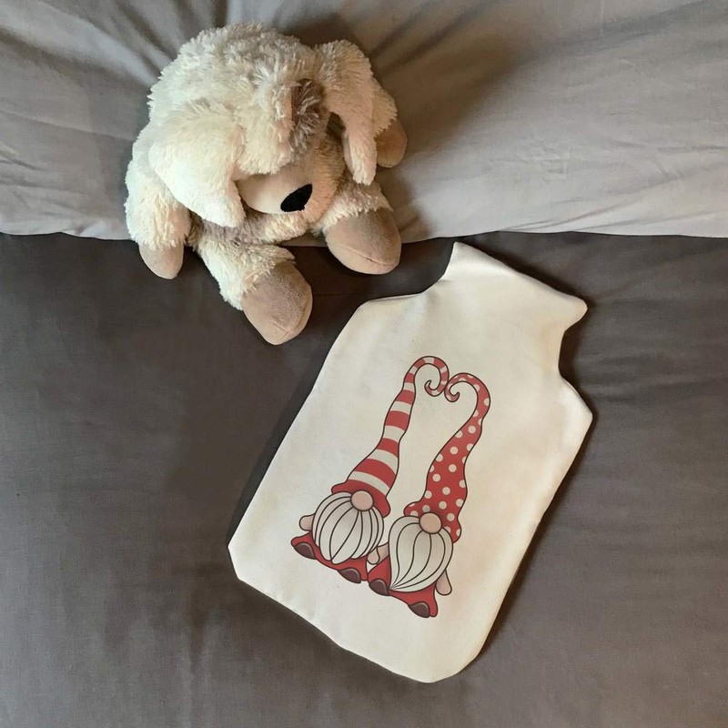 'Christmas Gonks' Hot Water Bottle Cover (HW00018421)