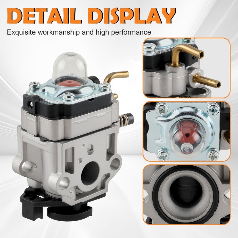 Topkidame 308054121 Carburetor Fits for Ryobi RY25AXB 25cc Gas Jet