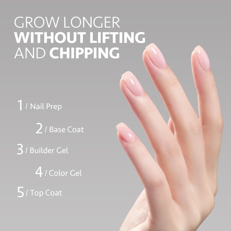 GAOY GAOY Builder Gel for Nails and 20ml Cuticle Care