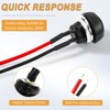 8pcs 12mm Momentary Push Button Switch,1/2” Waterproof Momentary Switches, Mounting