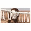 Private Cattle Back Rubber Face Flaps Fly Control Livestock Feedlot Supplies 22 Count