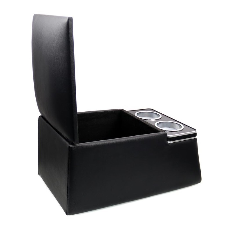 RASNAUTO Universal Truck Seat/Bench Contractor Center Console with Cup Holders