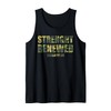 Strenght Renewed Christian Men Camo Scripture Gym Workout Tank Top