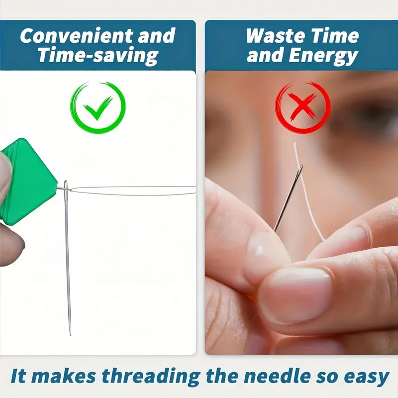 20pcs Automatic Needle Threader,Square Needle Threaders,Sewing Machine Needle Threader,Simple Needle