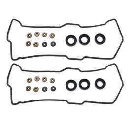 Wyrxalon Valve Cover Gasket set 121362020 90210-05007 11213-62020 11193-70010 fit for Lexus ES300 fit for Toyota T100 Tundra 3.4L Tacoma 4Runner 3.4 V6 VZN18 Camry SE 2VZFE DLX LE XLE 3.0 V6 1988-2004