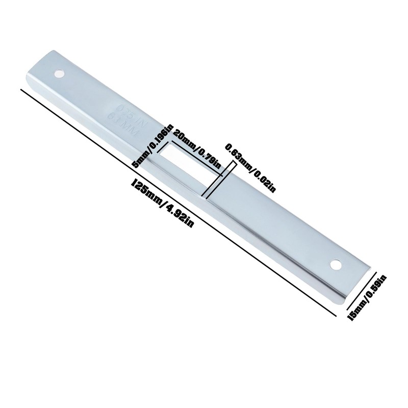 SG Store 2pcs Portable Chainsaw Depth Gauge File Guide Tools