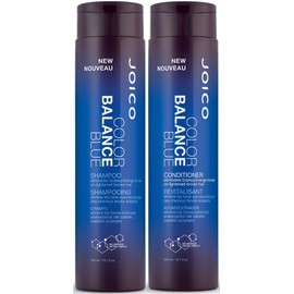 Joico Color Balance Blue Shampoo and Conditioner Set, 10.1 Fl Oz