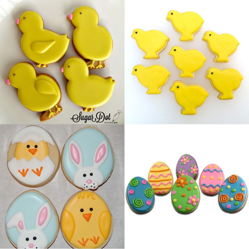 Easter Cookie Cutter Set - 7 piece - Egg, Carrot,