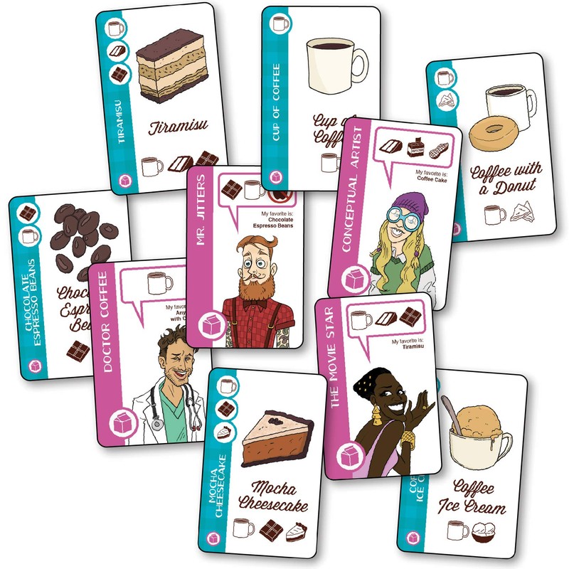 Just Coffee Expansion for Just Desserts Card Game - Flavorful