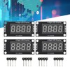 4 Sets Digital Tube Display Module LED 4 Digit 7