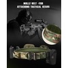 MOVEMINGLE Tactical Belt for Men, Gun Belt Tactical 1.9" with