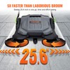 VEVOR Walk-Behind Hand Push Floor Sweeper with 25.6" Sweeping Width