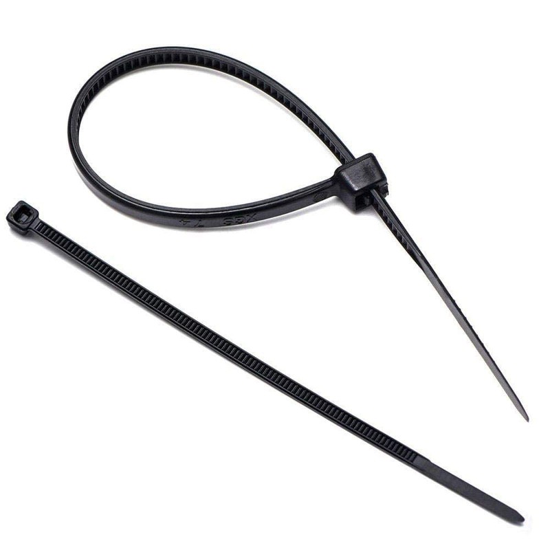 EXCALIBUR - 100 Pack - Heavy Duty Black Cable Tie